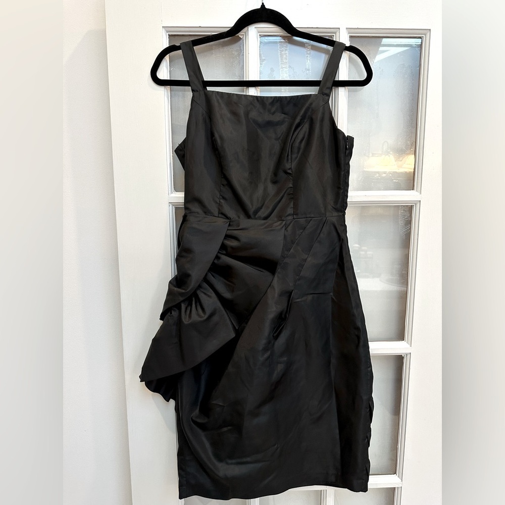 Vintage 90’s Betsey Johnson Evening Black Ruffle Skirt Cocktail Party Size 4 S